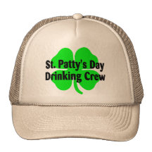 St Pattys Day Drinking Crew Trucker Hats