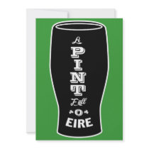 St. Patty's Day Invitation - Pint Full of Eire
