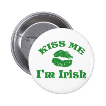 St. Patty's Day Kiss Me I'm Irish Pins