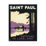 St. Paul Gateway to Lakeland Postcard