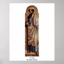 St Paul par Carlo Crivelli Posters