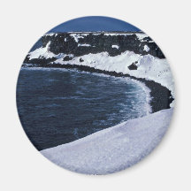 St. Paul seabird cliffs, Bering Sea Refrigerator Magnet