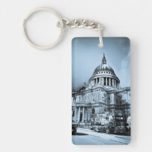 St Paul's Cathedral London Art Keychains