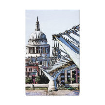 St. Paul's Catherdral Canvas Prints