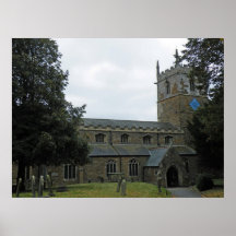 St Peter & St Paul's Church, Caistor, Lincolnshire Print