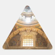 St Peter's Basilica Triangle Sticker