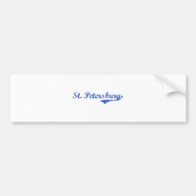 St. Petersburg City Classic Bumper Stickers