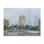 St. Petersburg Marina Postcard