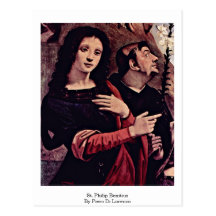 St. Philip Benitius By Piero Di Lorenzo Post Card