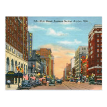St principal, cru de Dayton, Ohio Carte Postale