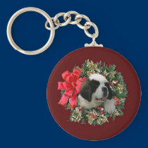 st_pup_rnd_orn keychains