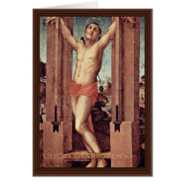 St. Quintinus By Pontormo Jacopo (Best Quality) Greeting Cards