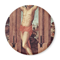 St. Quintinus By Pontormo Jacopo (Best Quality) Magnet