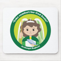 St. Raphael the Archangel Mousepads
