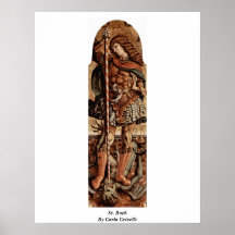 St Roch par Carlo Crivelli Posters