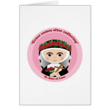 St Rose de Lima Cartes De Vœux