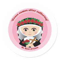 St. Rose of Lima Sticker
