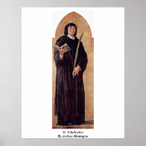 St. Scholastica By Andrea Mantegna Print
