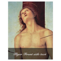 St Sebastian'S Details By Perugino Pietro Flyer