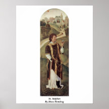 St. Stephen By Hans Memling Posters