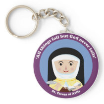 St. Teresa of Avila Keychains