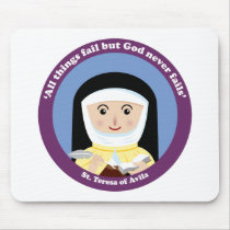 St. Teresa of Avila Mousepad