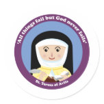 St. Teresa of Avila stickers
