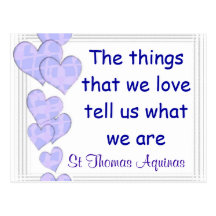 St Thomas Aquinas postcard