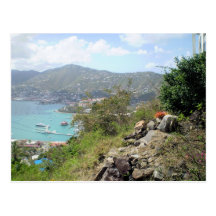 St Thomas, carte postale d'USVI