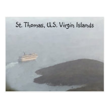 St. Thomas Cruise Postcard