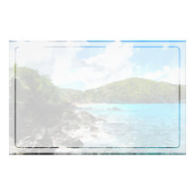 St. Thomas Shoreline Stationery Design