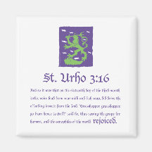 St. Urho 3:16 - Magnet