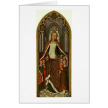 St. Ursula And Her Companions By Hans Memling Card