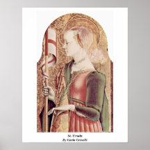 St Ursula par Carlo Crivelli Posters