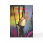 St. Valentine's Day Happy Valentine Day dead rose Greeting Cards