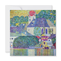St. Wolfgang Church by Gustav Klimt Custom Invites