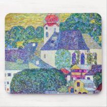St. Wolfgang Church by Gustav Klimt Mouse Pads