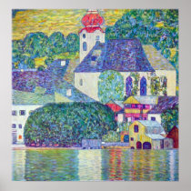 St. Wolfgang Church by Gustav Klimt Poster