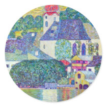 St. Wolfgang Church by Gustav Klimt Stickers