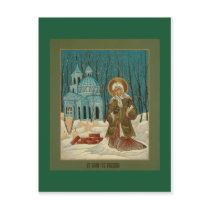 St. Xenia of St. Petersburg Prayer Card Postcard