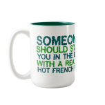 Stab You In Your Eye w/ French Fry : Foamy Mug