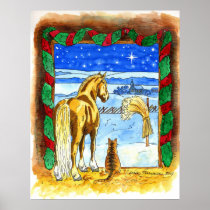 Stable Christmas Print