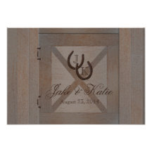 Stable Doors with Horseshoes Barn Response Invite