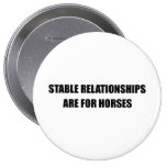 STABLE RELATIONSHIPS ARE FOR HORSES PINS
