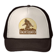 'STACHE SQUATCH The Lesser Cryptid - Funny Bigfoot Hat