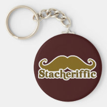 Stacherific Mushtache Keychains
