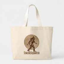 STACHESQUATCH I Moustache if you've Seen My Squatc Tote Bags