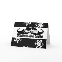 Staching through the snow