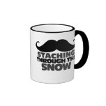 Staching through the Snow Coffee Mugs