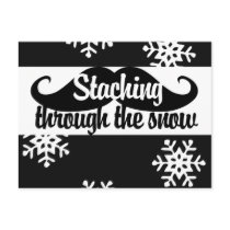 Staching through the snow